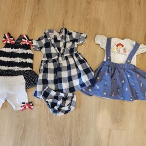 1.girls size 18 month summer